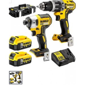 Dewalt DCK266P2 Σετ Κρουστικό Δραπανοκατσάβιδο & Παλμικό Κατσαβίδι 18V με 2 Μπαταρίες 5Ah και Θήκη.